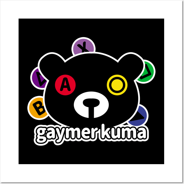 Gaymer Kuma Wall Art by okamakuma